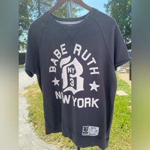 Trade Mark Roots of Baseball Babe Ruth New York Short-Sleeve Cotton Shirt